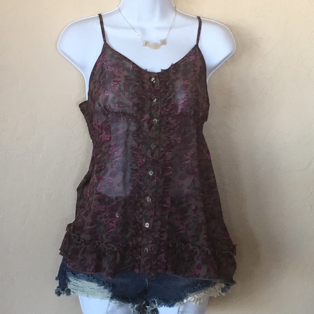 Express Ruffled Camisole Top - Picture 2 of 6
